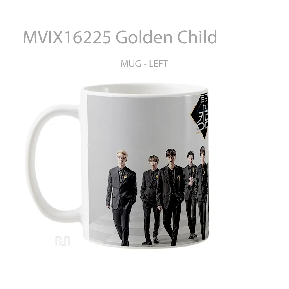 Mug Golden Child Full Wrap Lanscape - All-side / Desain