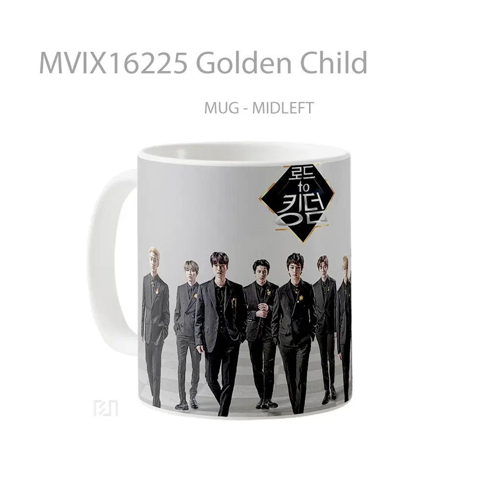 Mug Golden Child Full Wrap Lanscape - All-side / Desain