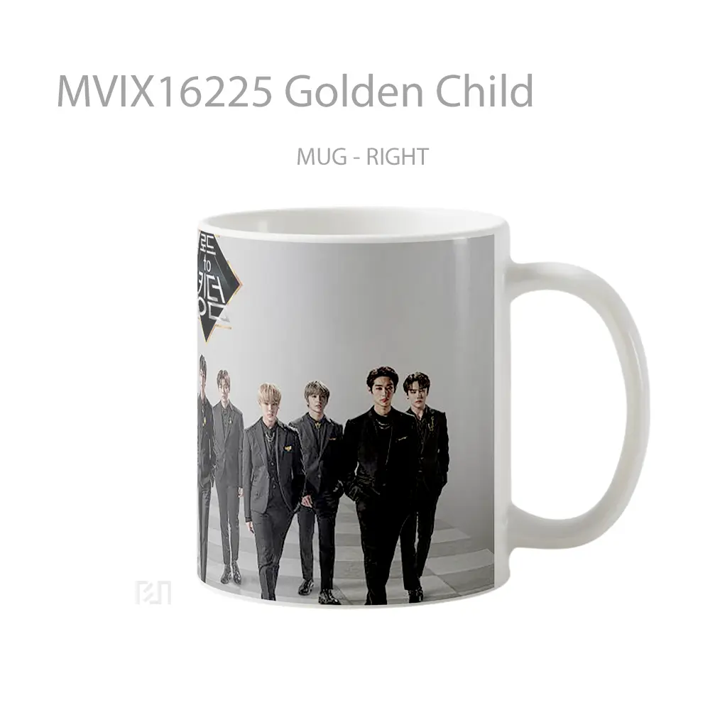 Mug Golden Child Full Wrap Lanscape - All-side / Desain