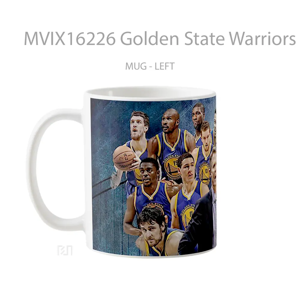 Mug Golden State Warriors Full Wrap Lanscape - All-side / Desain