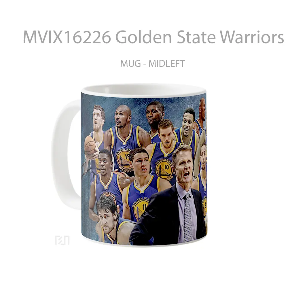 Mug Golden State Warriors Full Wrap Lanscape - All-side / Desain