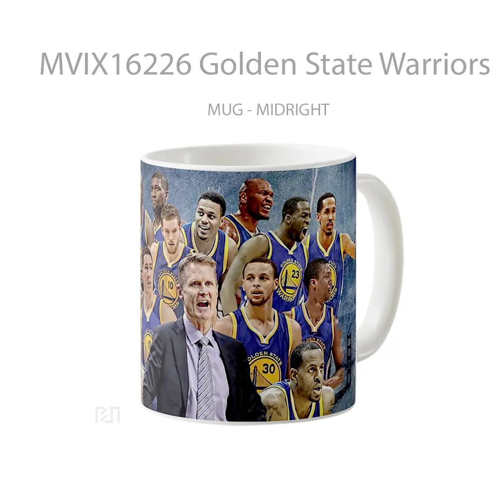 Mug Golden State Warriors Full Wrap Lanscape - All-side / Desain