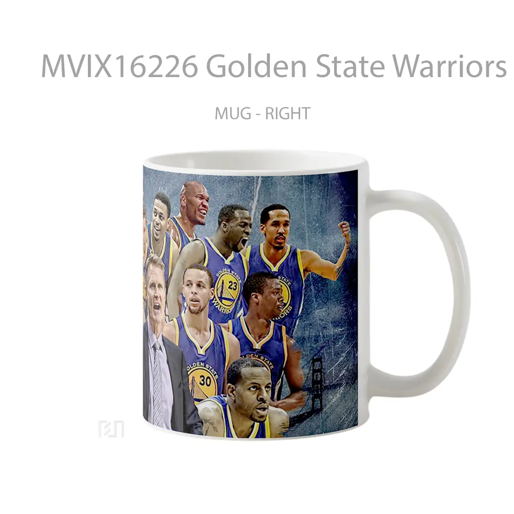 Mug Golden State Warriors Full Wrap Lanscape - All-side / Desain