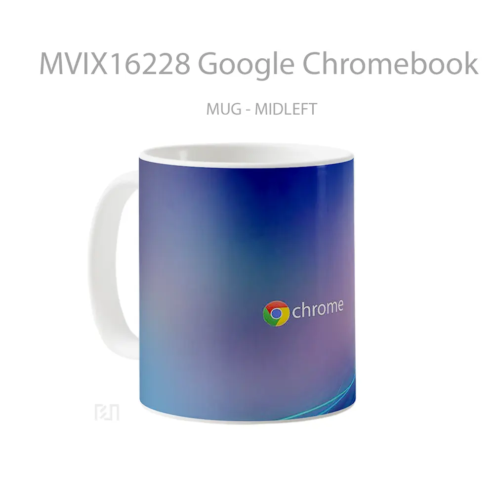 Mug Google Chromebook Full Wrap Lanscape - All-side / Desain
