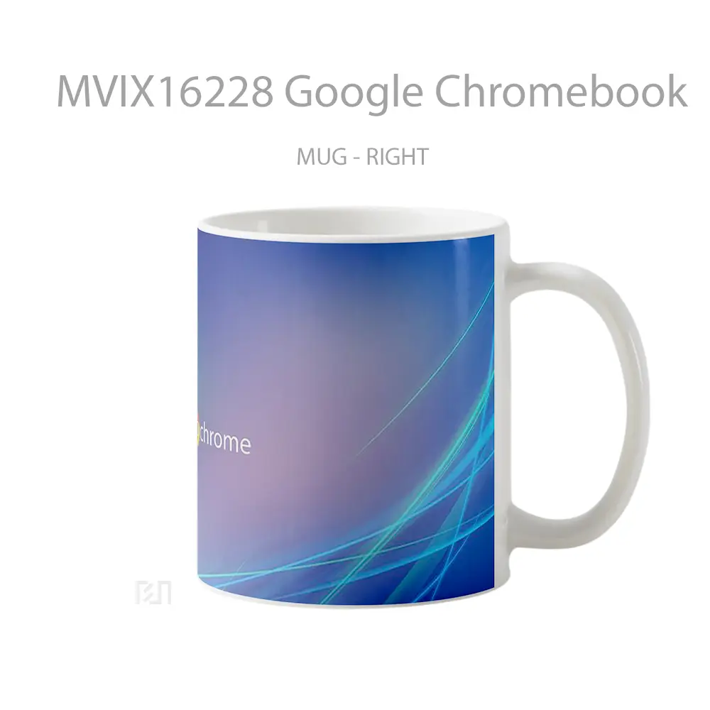 Mug Google Chromebook Full Wrap Lanscape - All-side / Desain