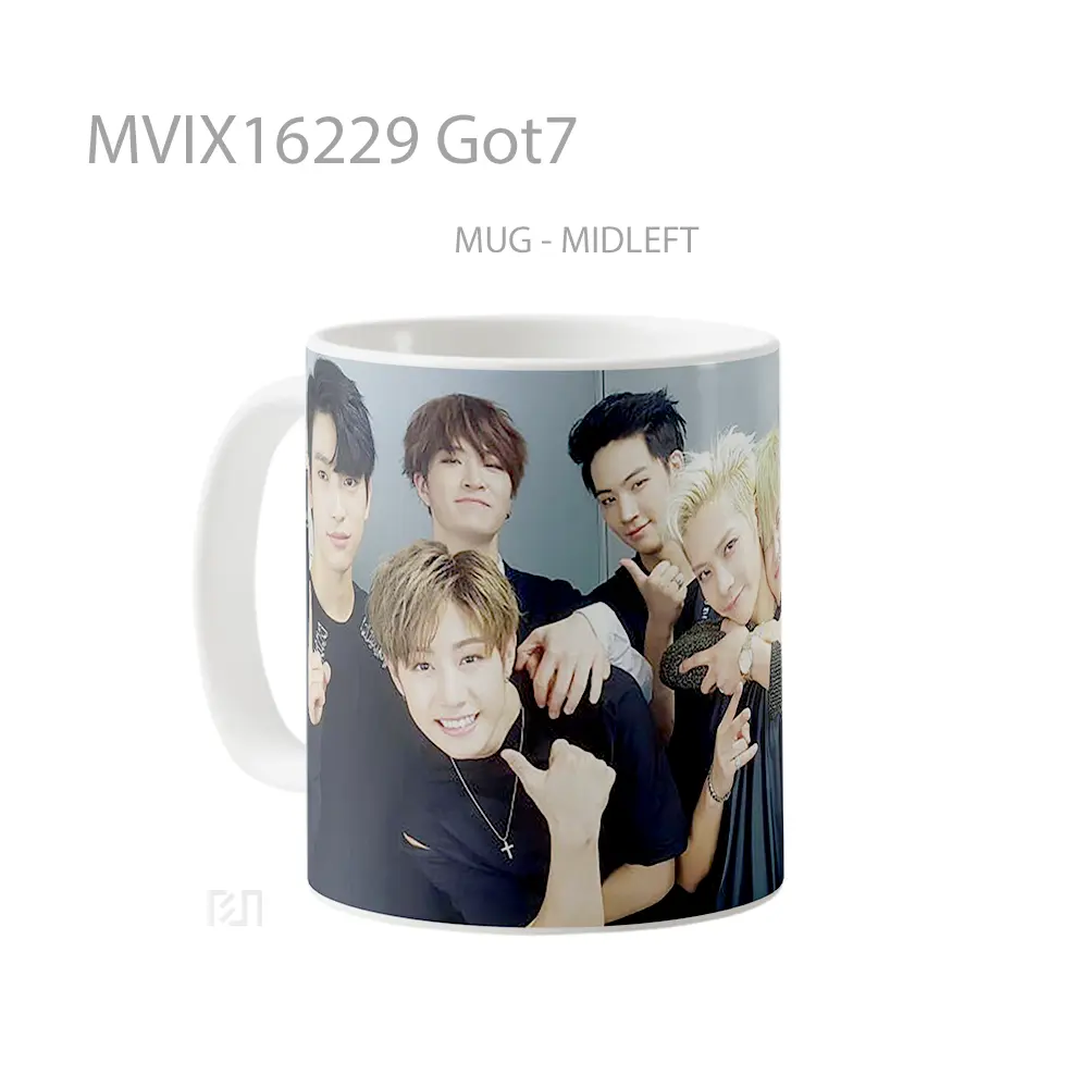 Mug Got7 Full Wrap Lanscape - All-side / Desain