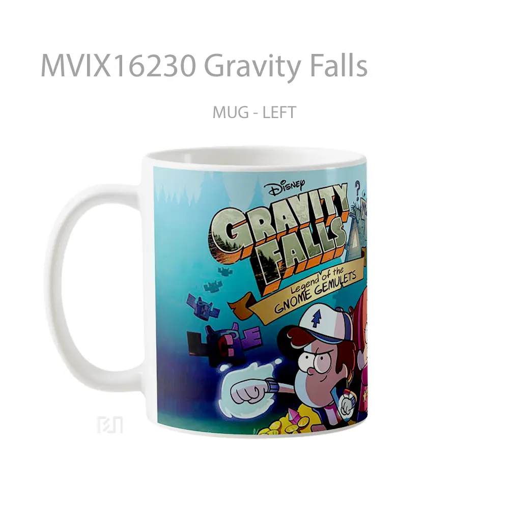 Mug Gravity Falls Full Wrap Lanscape - All-side / Desain