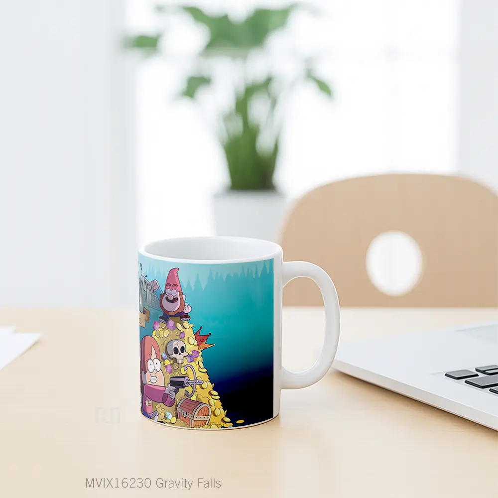 Mug Gravity Falls Full Wrap Lanscape - All-side / Desain