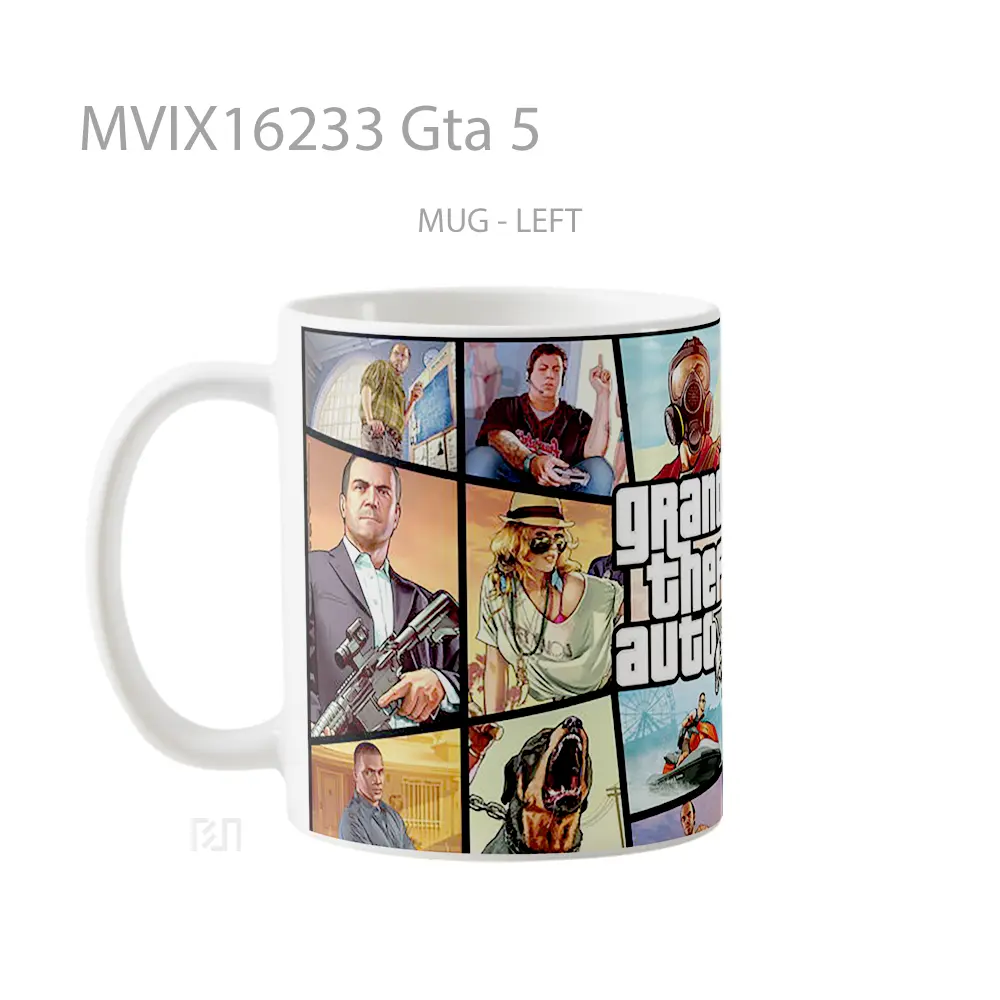 Mug Gta 5 Full Wrap Lanscape - All-side / Desain