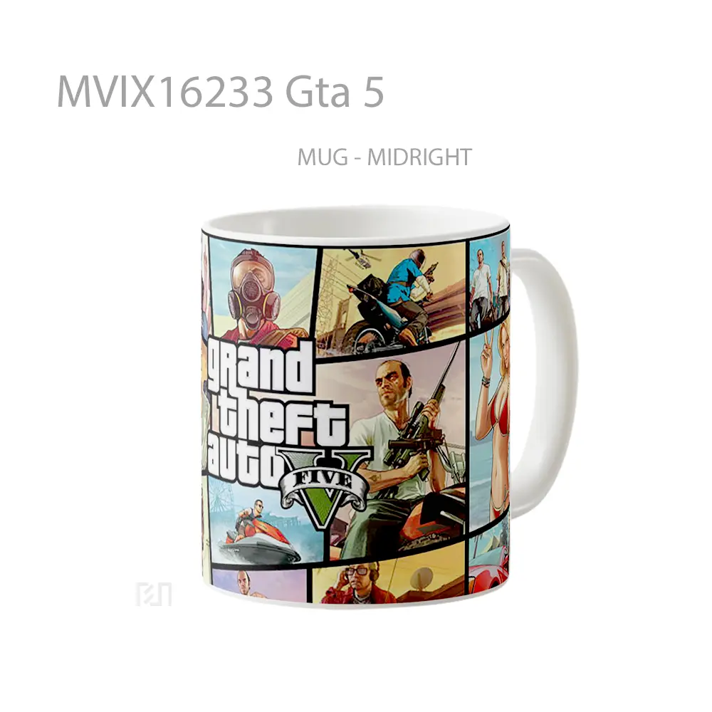 Mug Gta 5 Full Wrap Lanscape - All-side / Desain