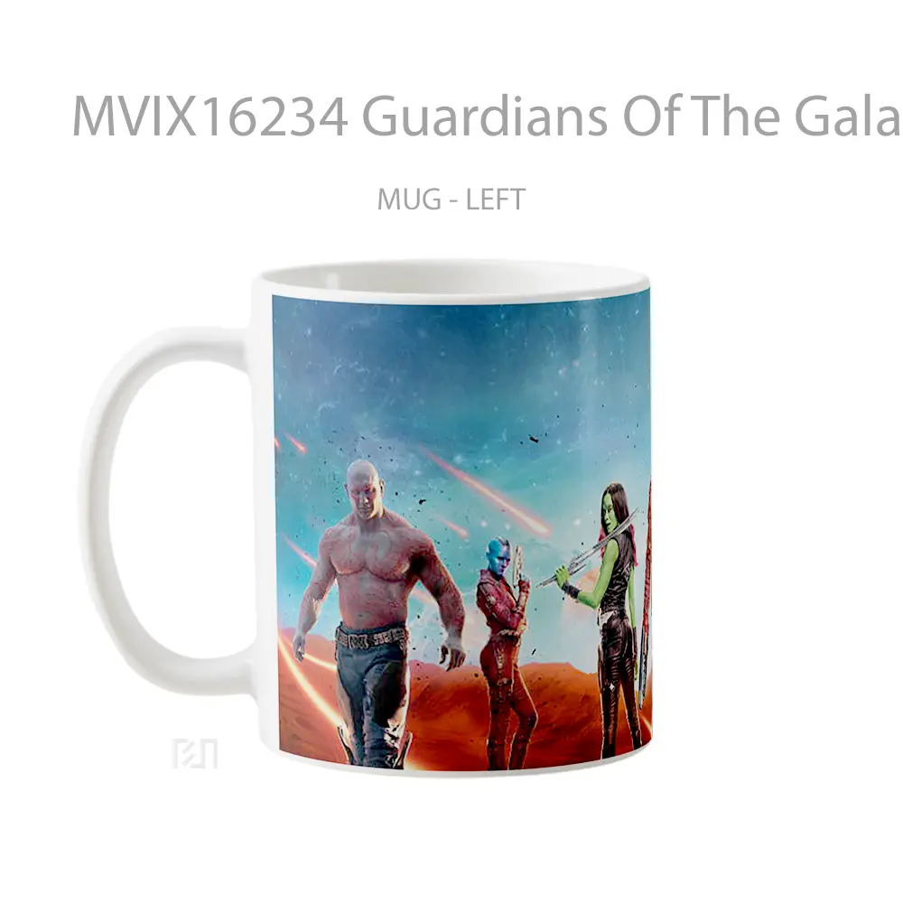 Mug Guardians Of The Galaxy Full Wrap Lanscape - All-side / Desain