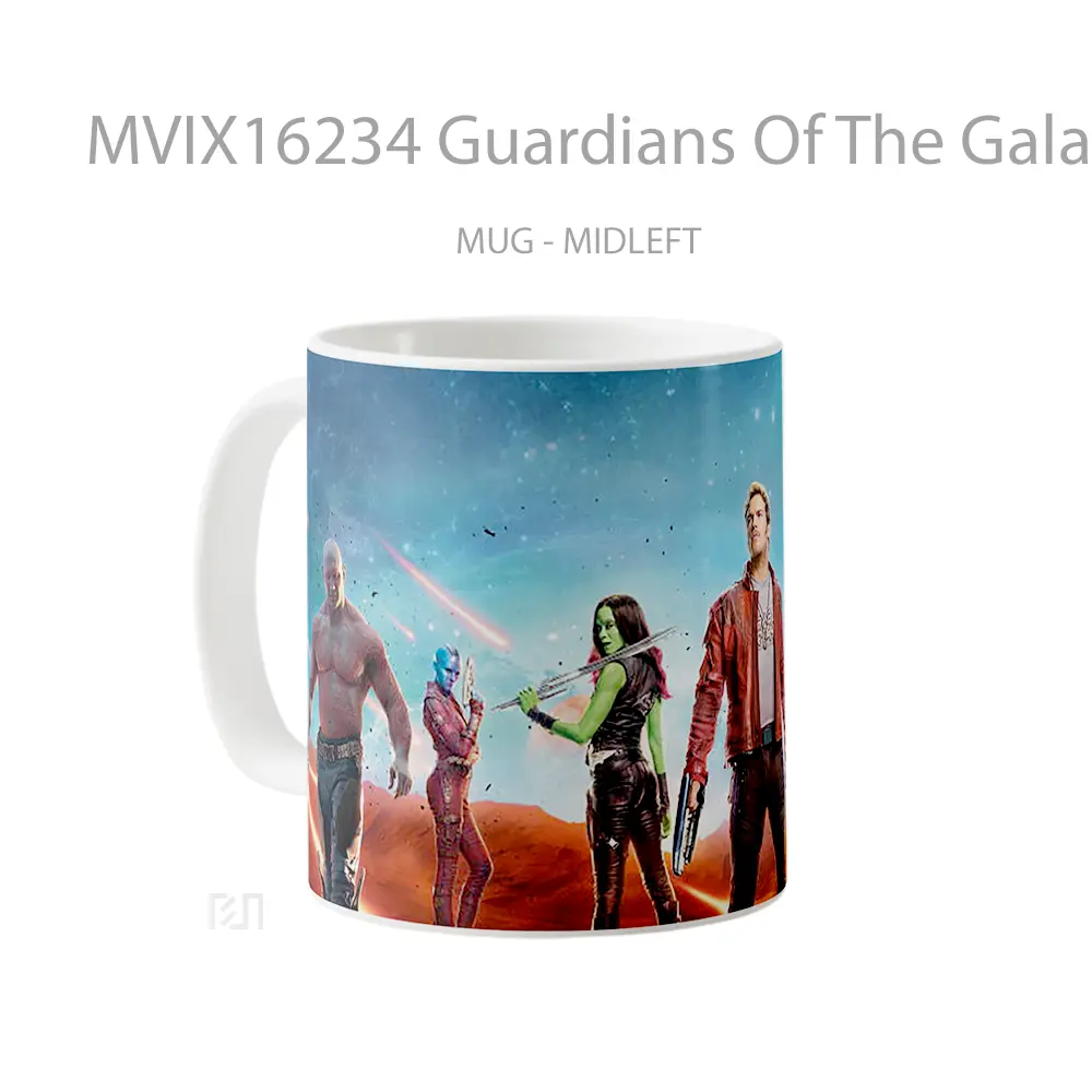 Mug Guardians Of The Galaxy Full Wrap Lanscape - All-side / Desain
