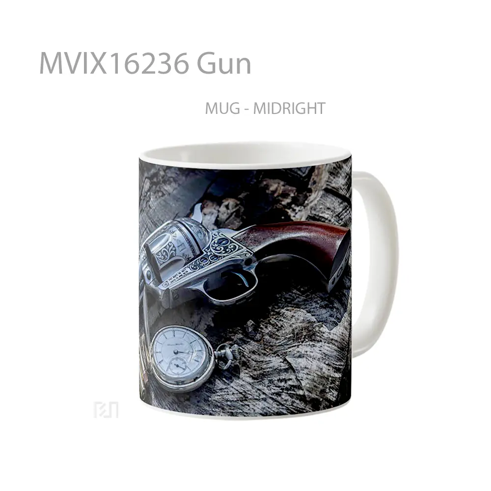 Mug Gun Full Wrap Lanscape - All-side / Desain