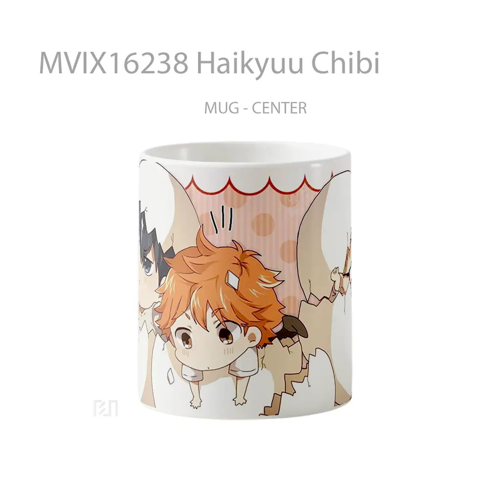 Mug Haikyuu Chibi Full Wrap Lanscape