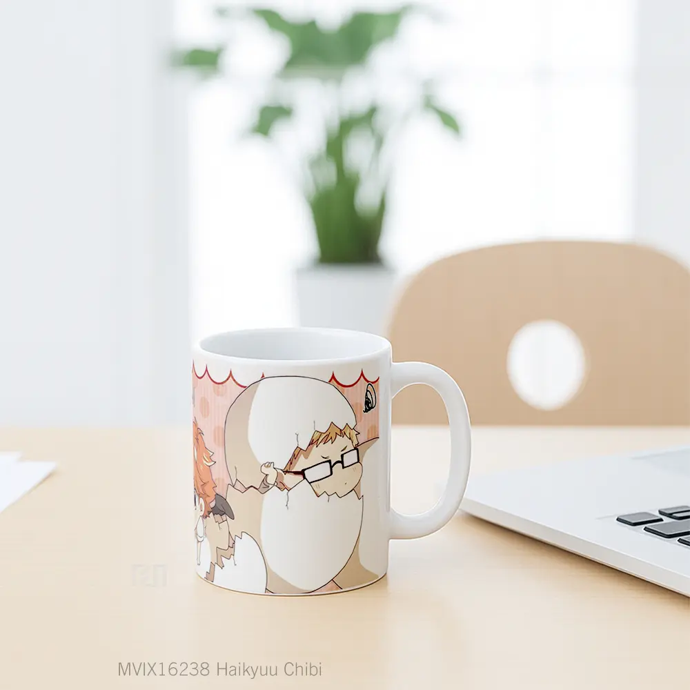 Mug Haikyuu Chibi Full Wrap Lanscape - All-side / Desain
