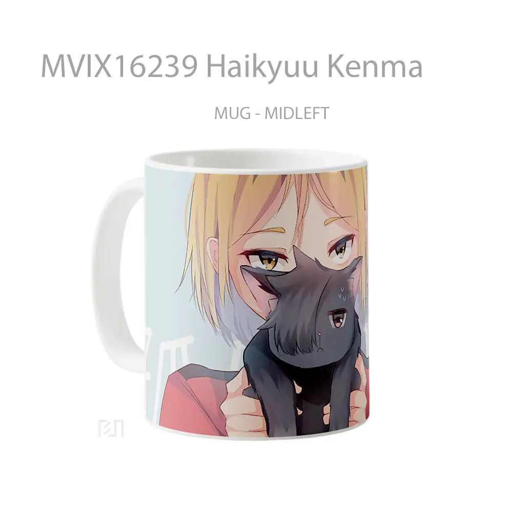 Mug Haikyuu Kenma Full Wrap Lanscape - All-side / Desain
