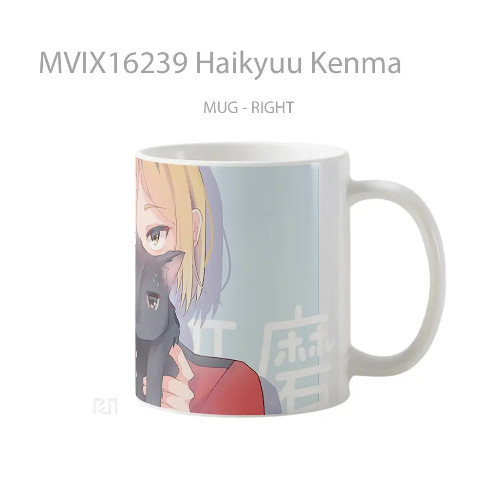 Mug Haikyuu Kenma Full Wrap Lanscape - All-side / Desain
