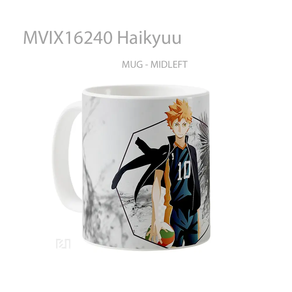 Mug Haikyuu Full Wrap Lanscape - All-side / Desain