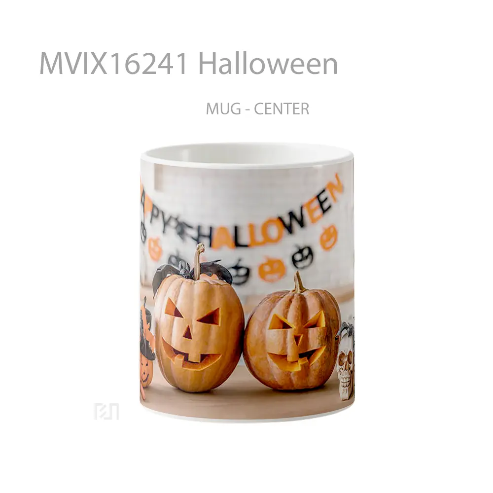 Mug Halloween Full Wrap Lanscape