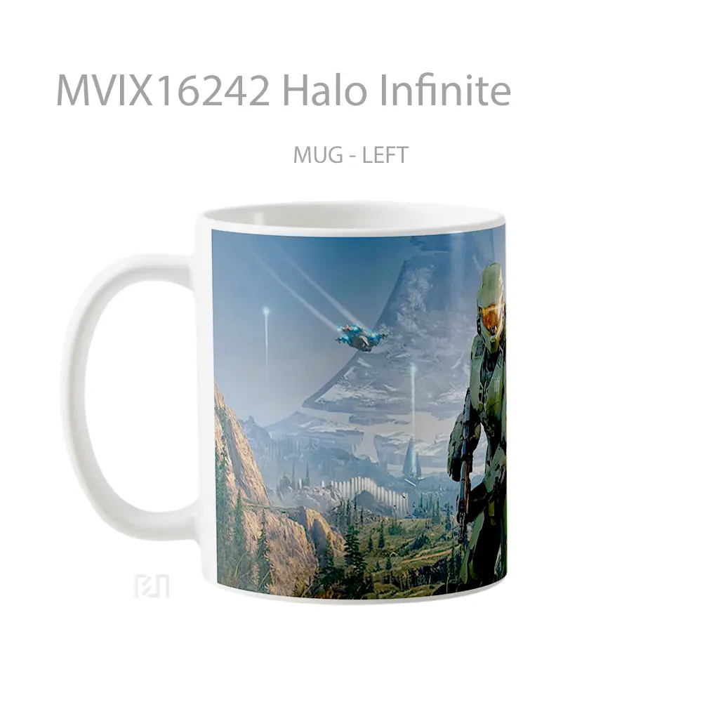 Mug Halo Infinite Full Wrap Lanscape - All-side / Desain
