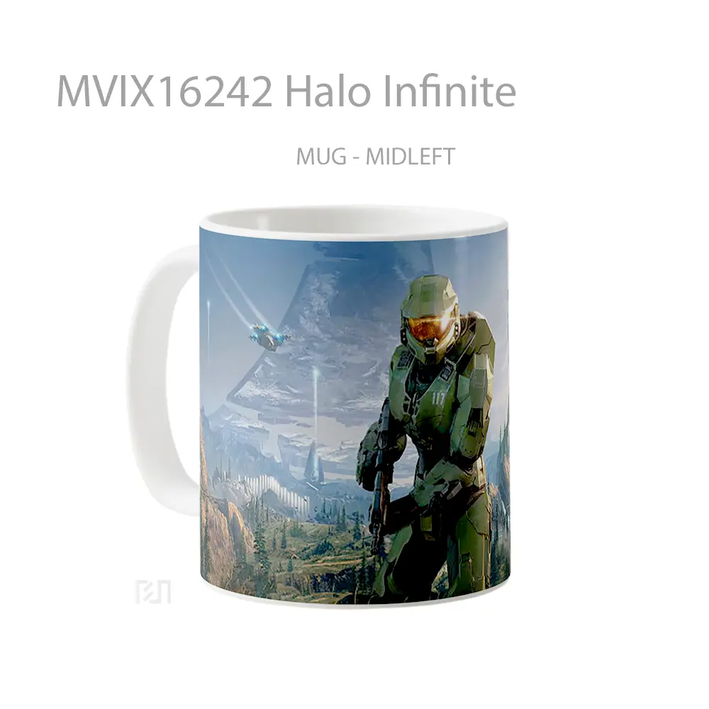 Mug Halo Infinite Full Wrap Lanscape - All-side / Desain
