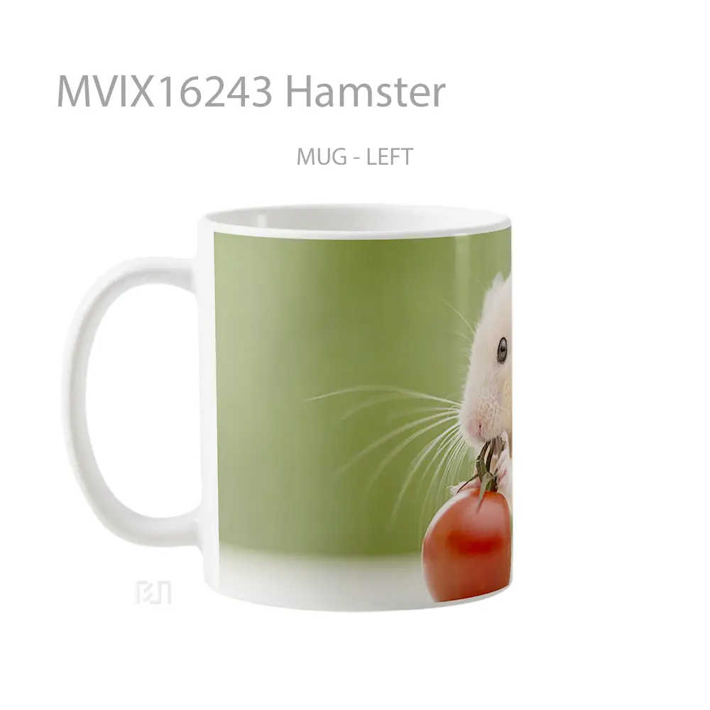 Mug Hamster Full Wrap Lanscape - All-side / Desain