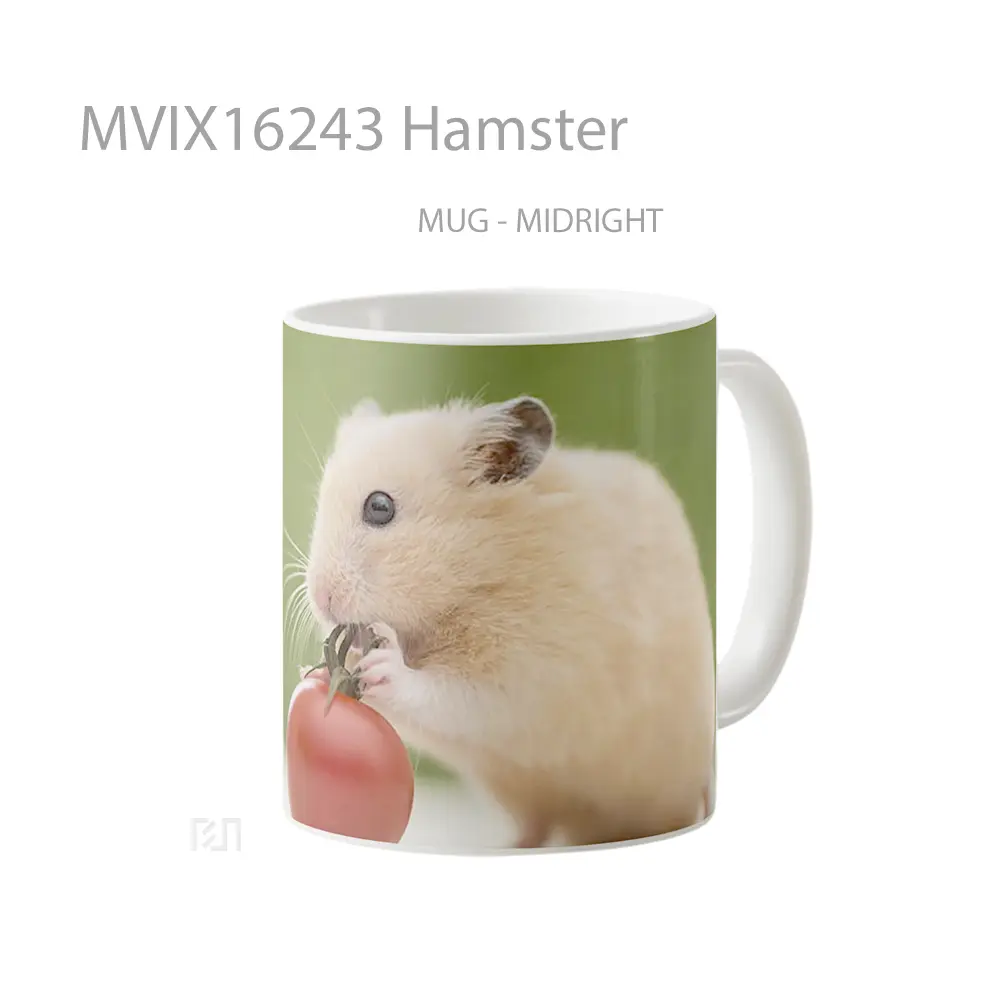 Mug Hamster Full Wrap Lanscape - All-side / Desain