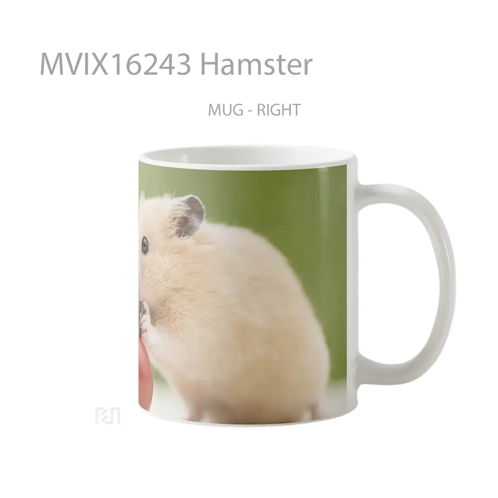 Mug Hamster Full Wrap Lanscape - All-side / Desain