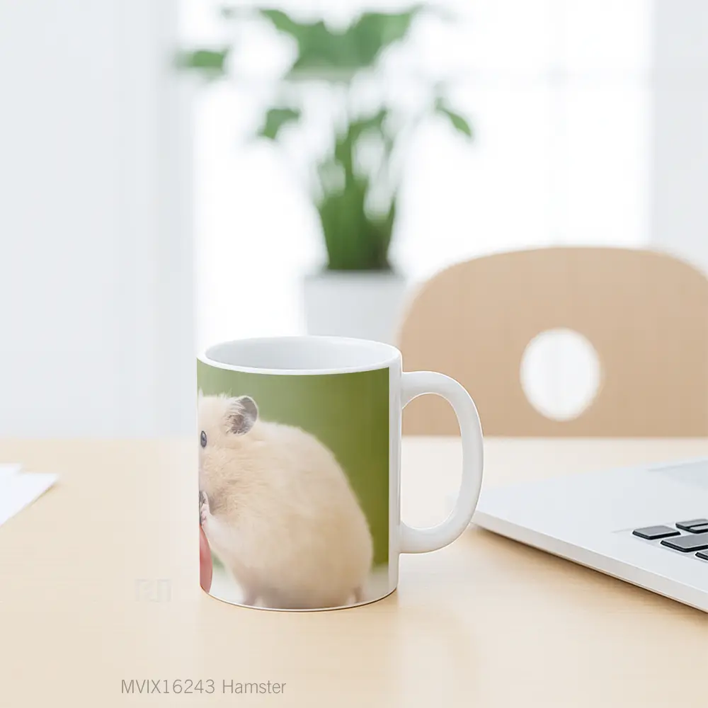 Mug Hamster Full Wrap Lanscape - All-side / Desain