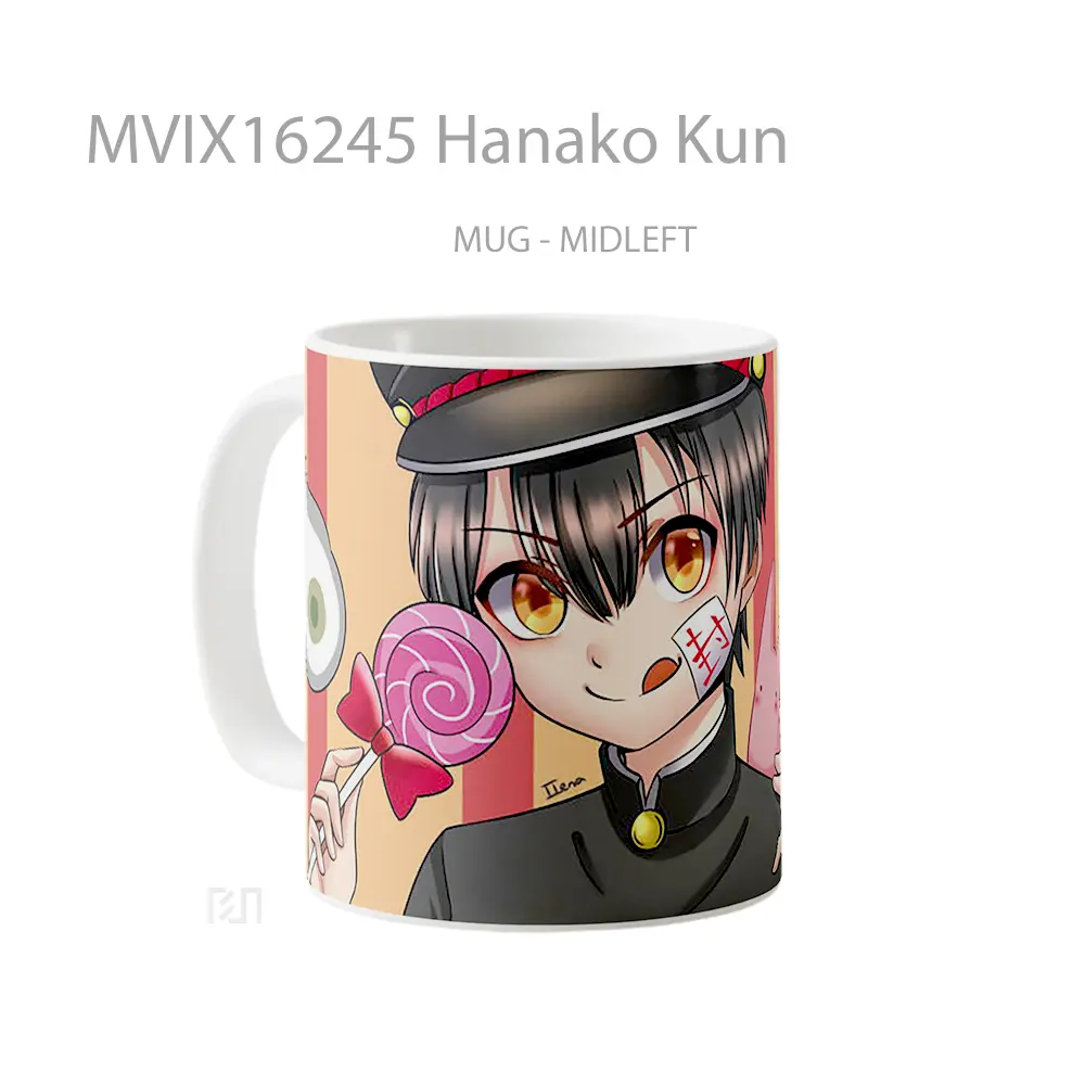 Mug Hanako Kun Full Wrap Lanscape - All-side / Desain