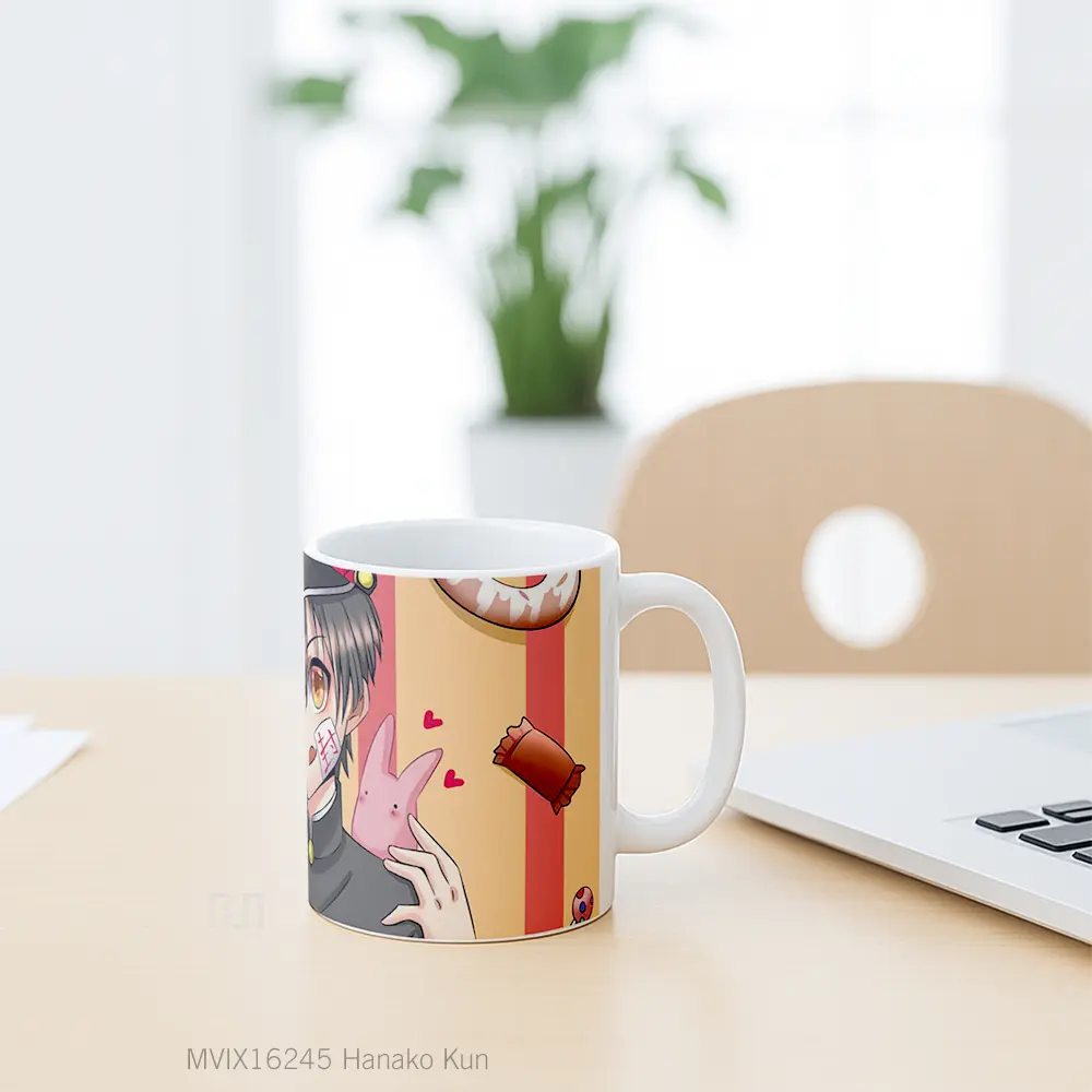 Mug Hanako Kun Full Wrap Lanscape - All-side / Desain