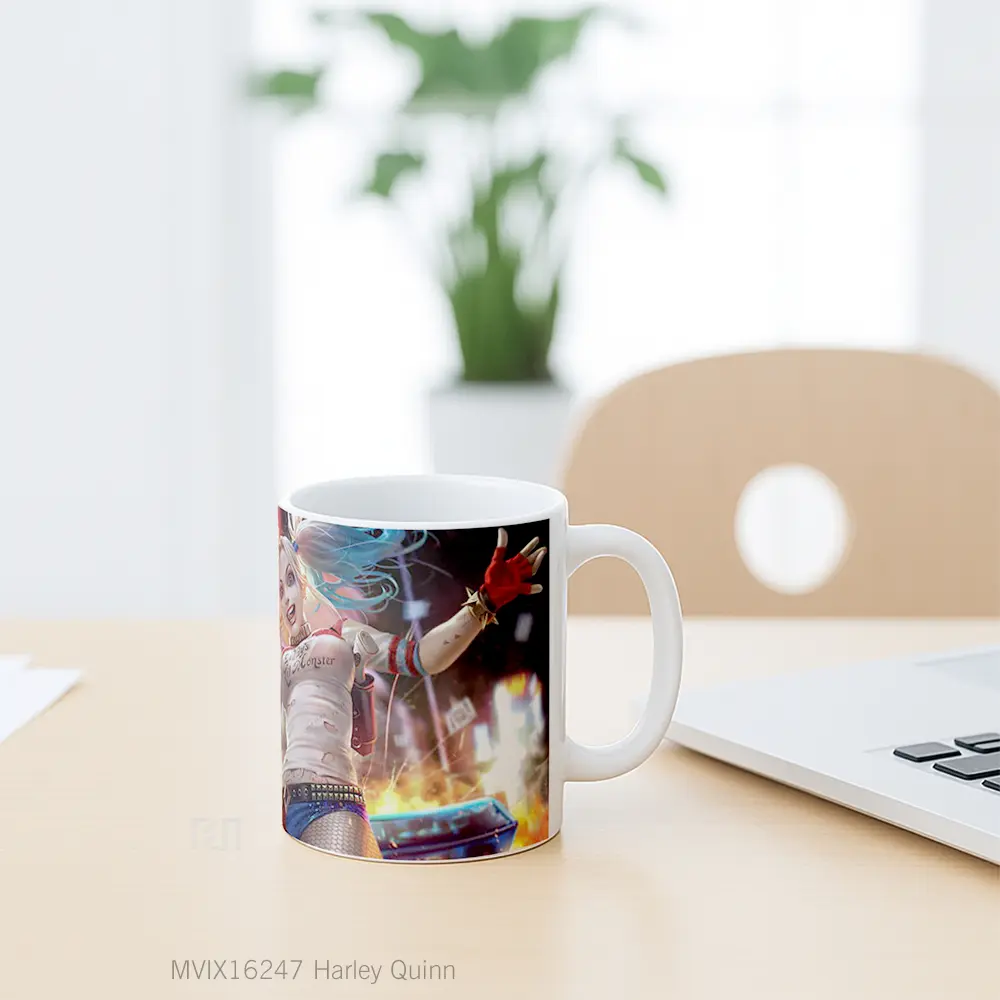 Mug Harley Quinn Full Wrap Lanscape - All-side / Desain