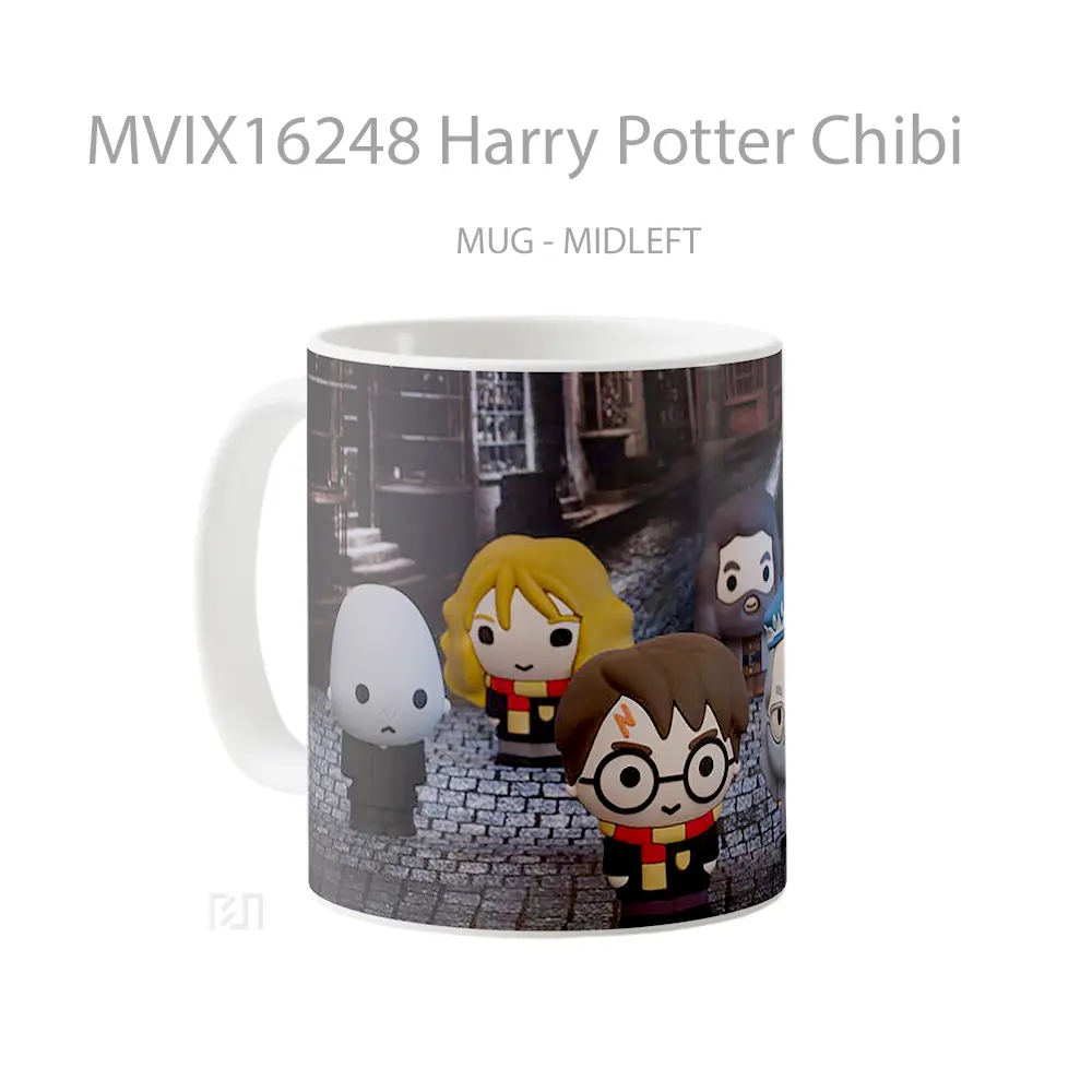 Mug Harry Potter Chibi Full Wrap Lanscape - All-side / Desain