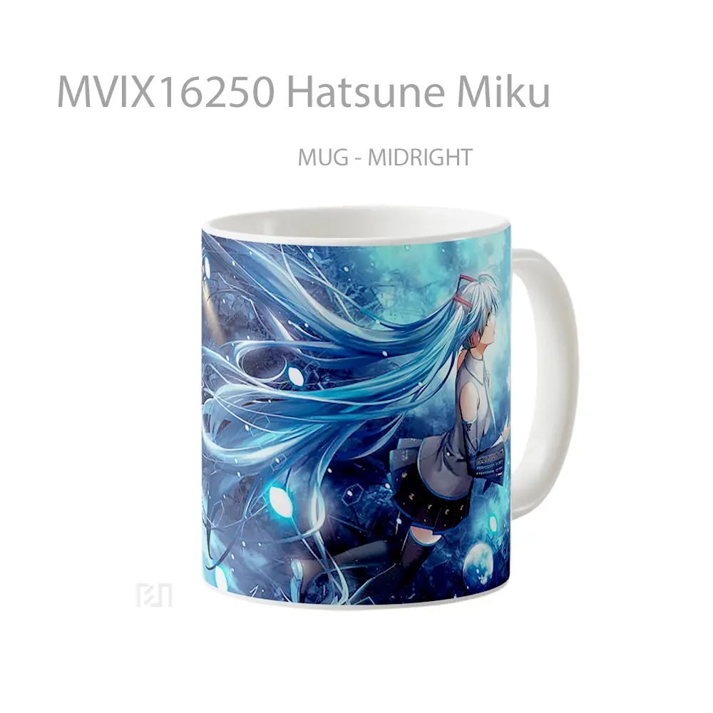 Mug Hatsune Miku Full Wrap Lanscape - All-side / Desain