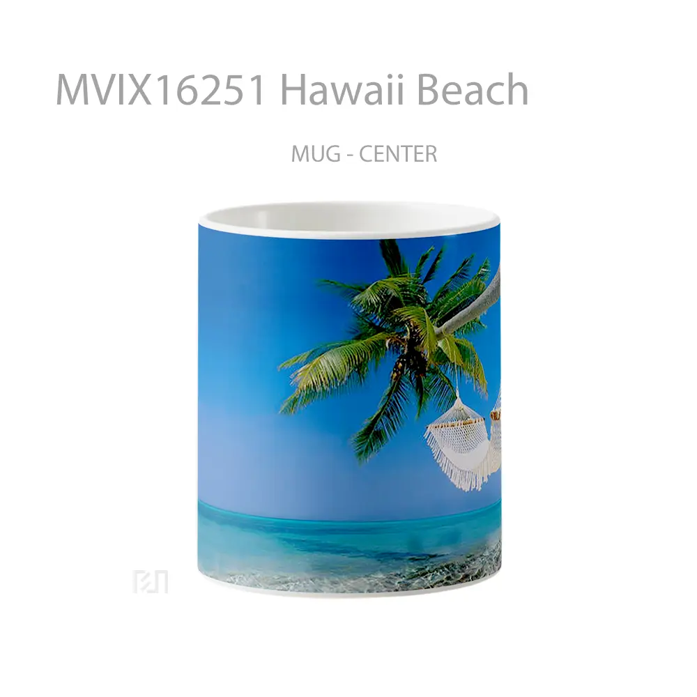 Mug Hawaii Beach Full Wrap Lanscape