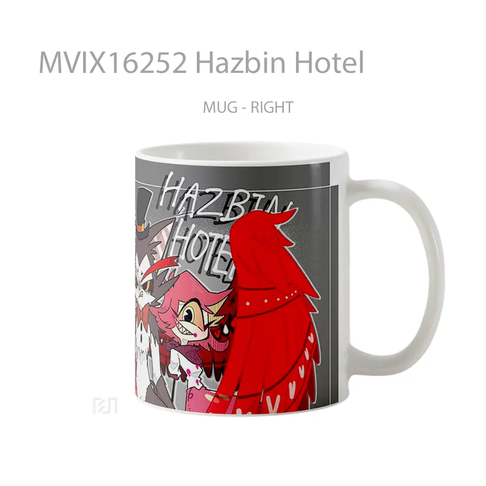 Mug Hazbin Hotel Full Wrap Lanscape - All-side / Desain