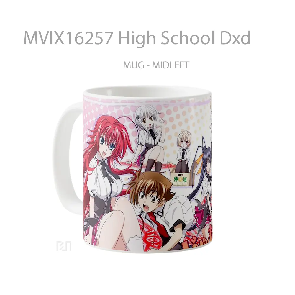 Mug High School Dxd Full Wrap Lanscape - All-side / Desain