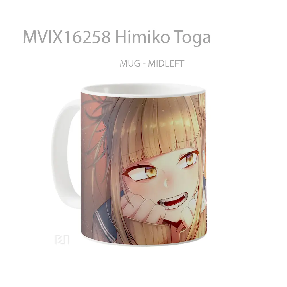 Mug Himiko Toga Full Wrap Lanscape - All-side / Desain