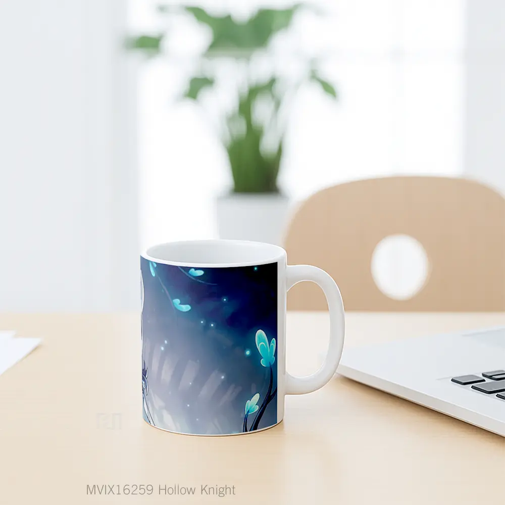 Mug Hollow Knight Full Wrap Lanscape - All-side / Desain