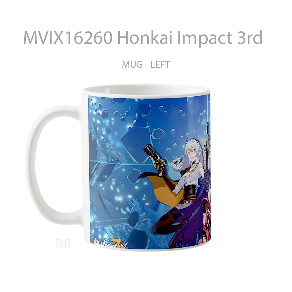 Mug Honkai Impact 3Rd Full Wrap Lanscape - All-side / Desain