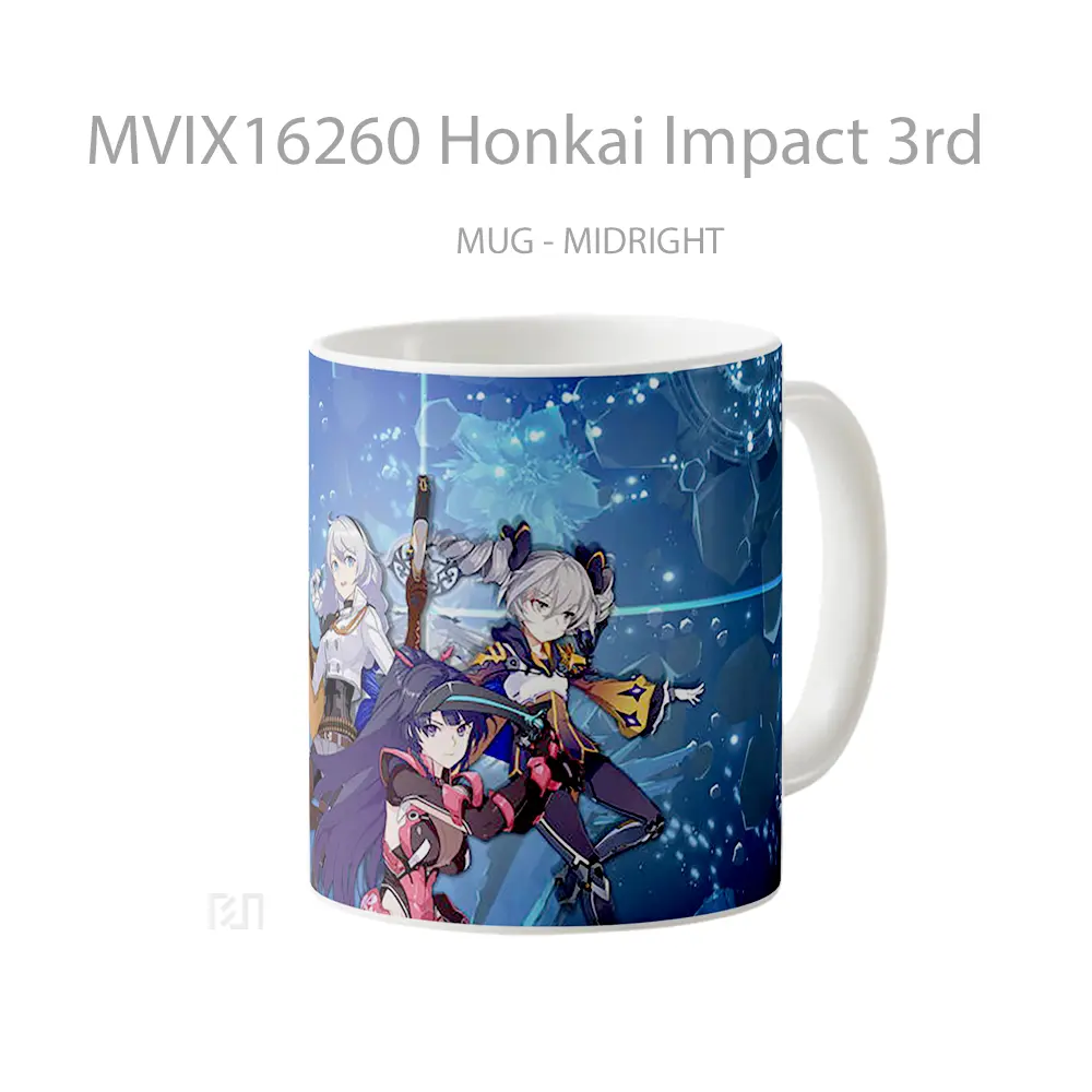 Mug Honkai Impact 3Rd Full Wrap Lanscape - All-side / Desain