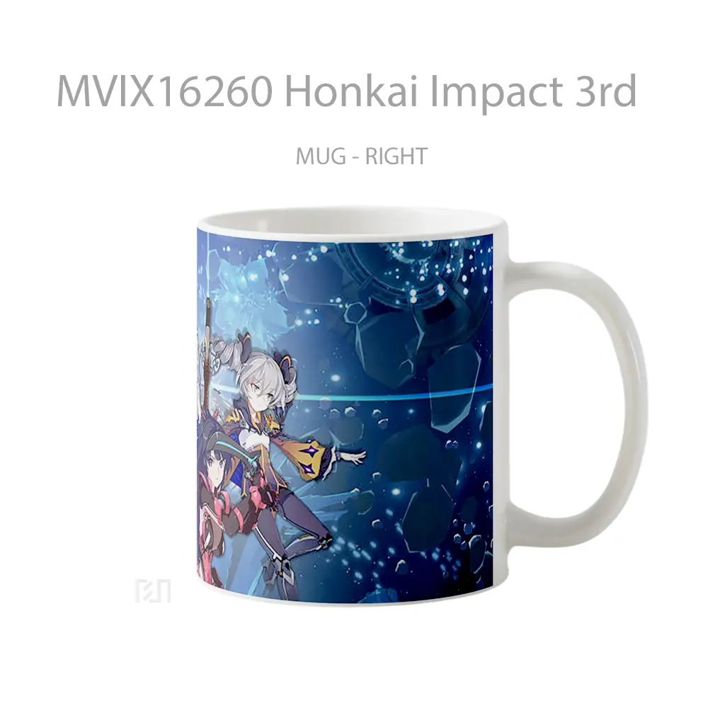 Mug Honkai Impact 3Rd Full Wrap Lanscape - All-side / Desain