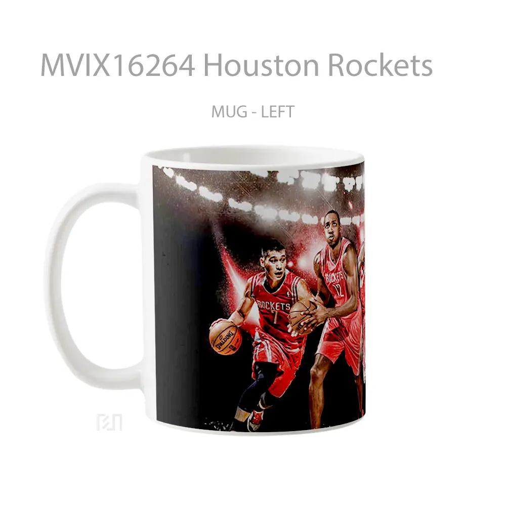 Mug Houston Rockets Full Wrap Lanscape - All-side / Desain
