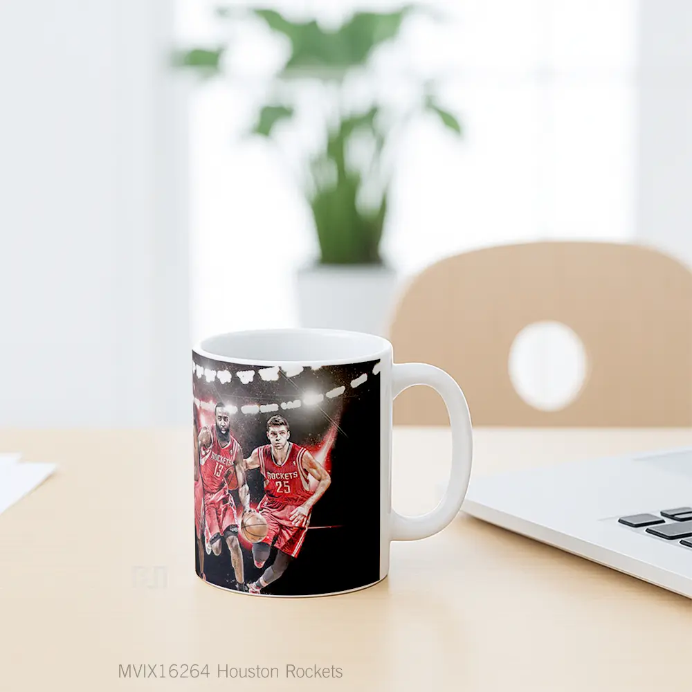 Mug Houston Rockets Full Wrap Lanscape - All-side / Desain