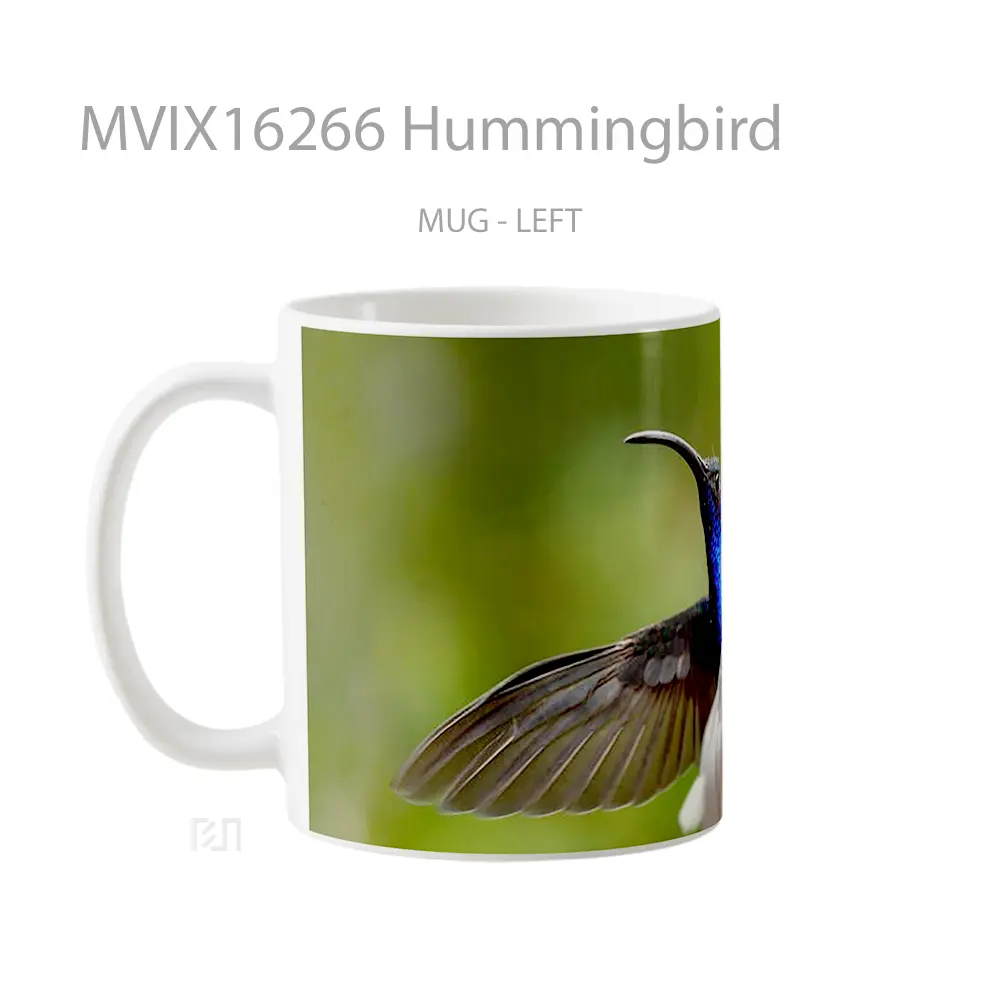 Mug Hummingbird Full Wrap Lanscape - All-side / Desain