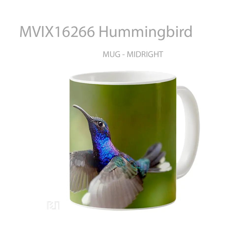 Mug Hummingbird Full Wrap Lanscape - All-side / Desain