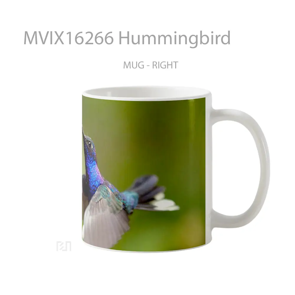 Mug Hummingbird Full Wrap Lanscape - All-side / Desain