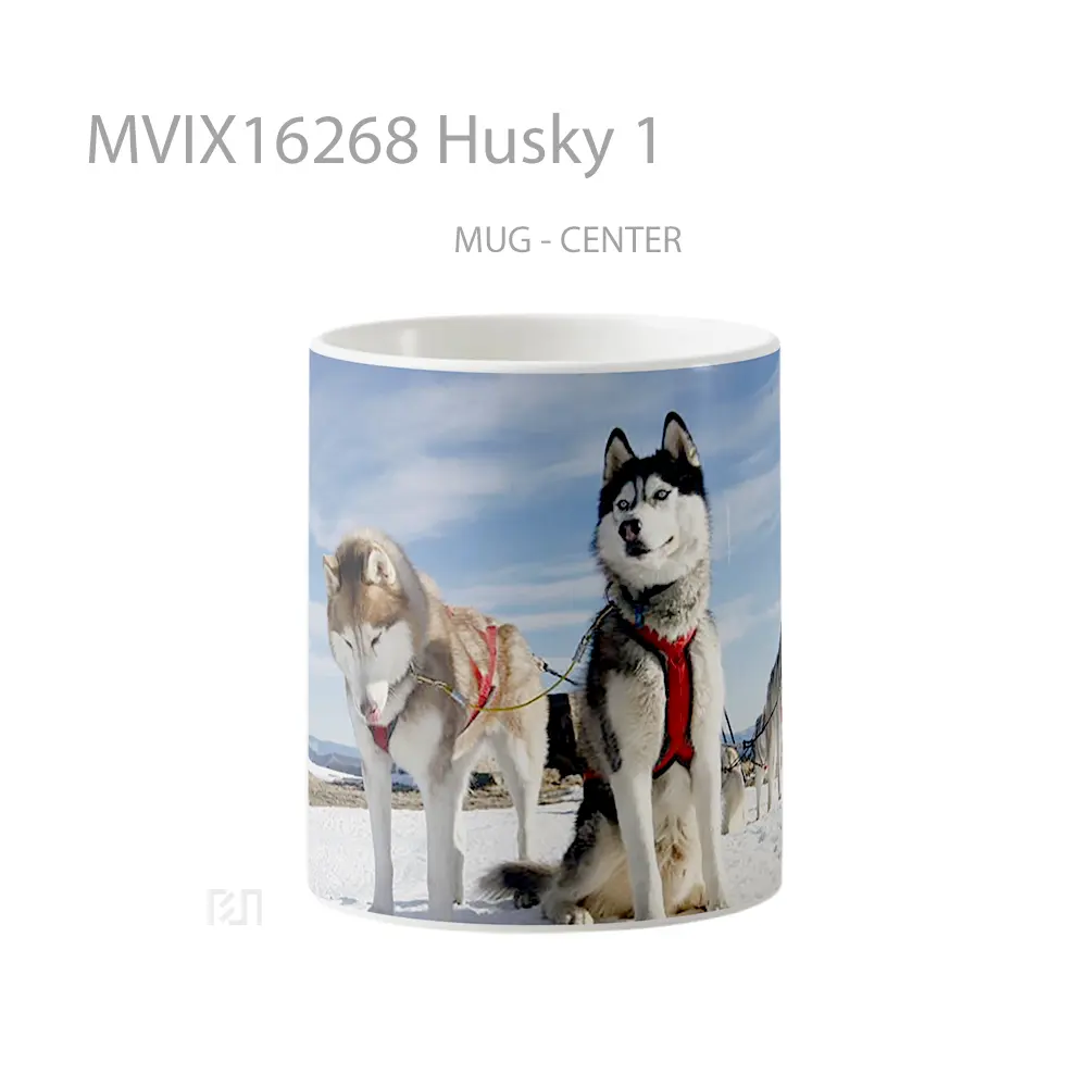 Mug Husky 1 Full Wrap Lanscape