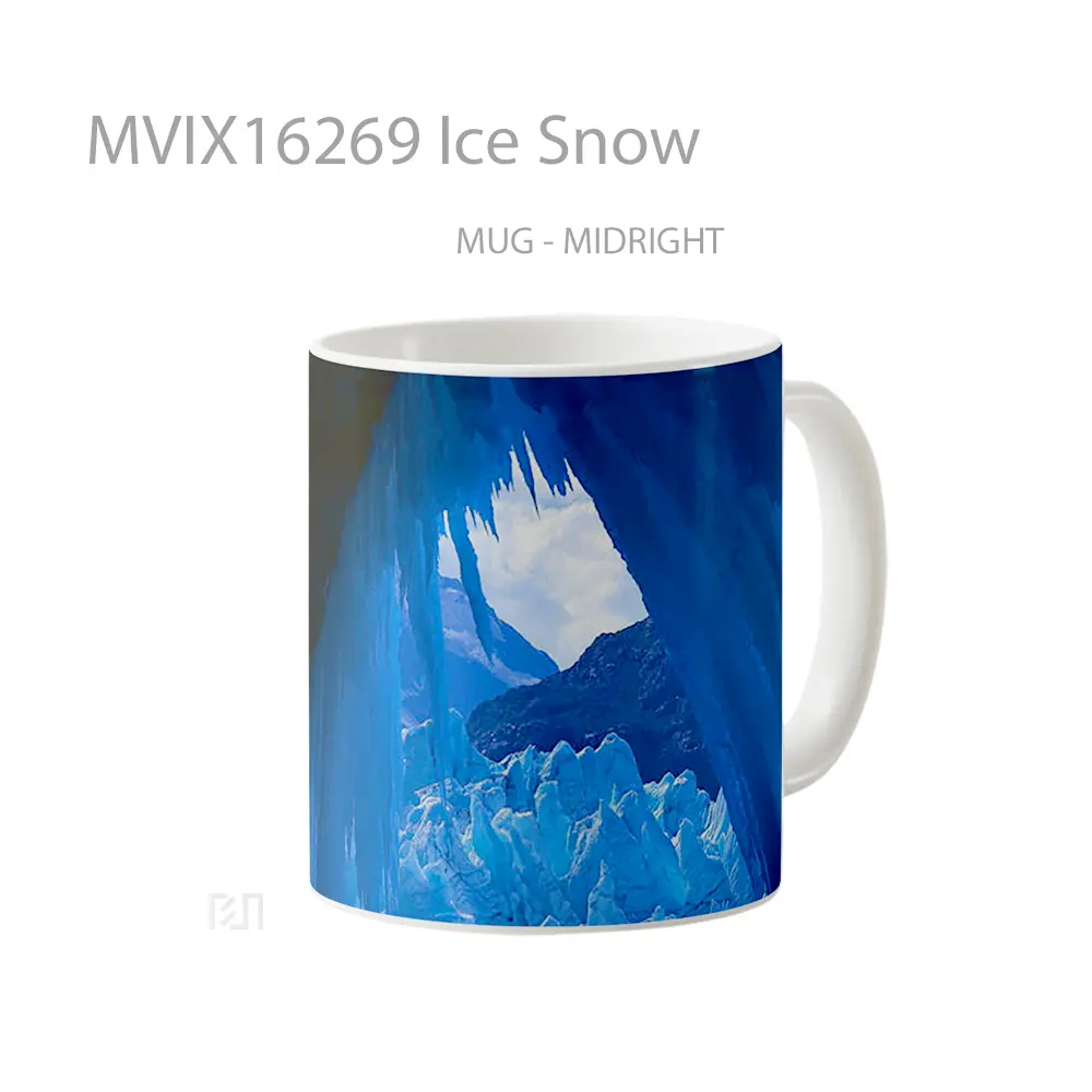 Mug Ice Snow Full Wrap Lanscape - All-side / Desain