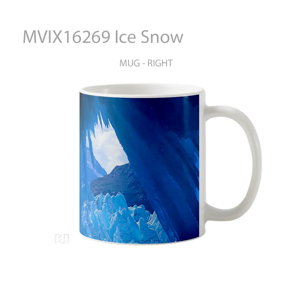 Mug Ice Snow Full Wrap Lanscape - All-side / Desain